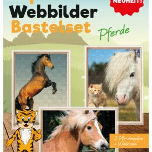 Webbild Bastelset - Pferde