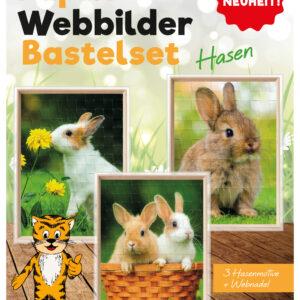 Webbild Bastelset - Hasen